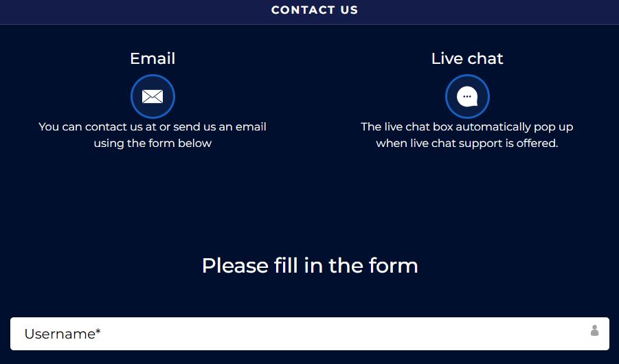 Contact Winomania support team via email or live chat